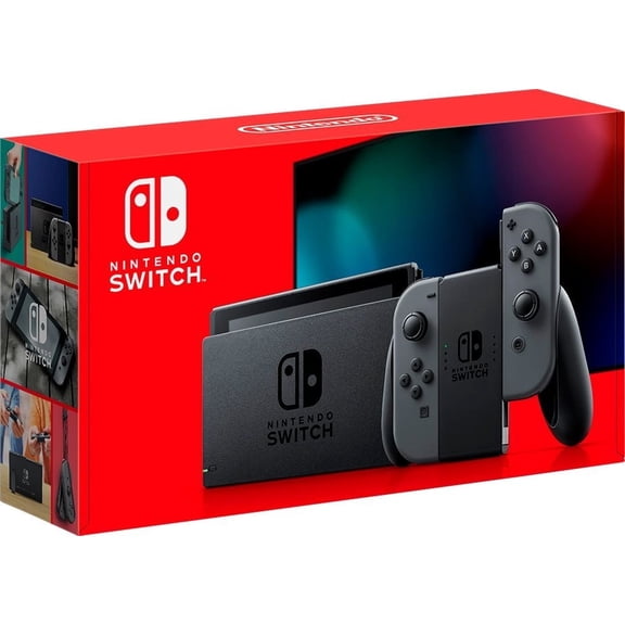 Pre-Owned Nintendo HADSKAAAA Switch Console w/Gray Joy-Con