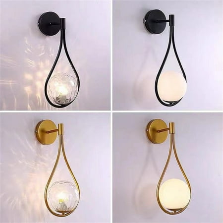 

Nordic Simple Modern Wall Lamp Light Luxury Bedroom Lamp Bedside Lamp Creative Personality Racket Living Room Background Wall Study Lamp