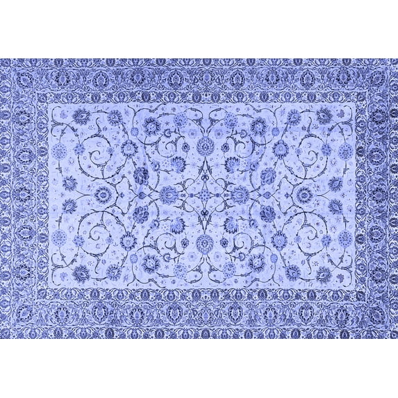 Ahgly Company Indoor Rectangle Persian Blue Traditional Area Rugs, 3' x 5'