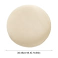 thumbnail image 3 of Round Bar Stool Cover Elastic Slipcover for Swivel Rolling Stools, Fits 12-15 Inch Seat, Linen Textured , 1 Pack, 3 of 6