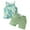 Green, variant on WOYY Newborn Boys Summer Outfits Tropical Print Tank Top and Shorts 2-Piece Set for Kids