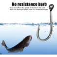 thumbnail image 4 of czcpp-Emperoch 200 Pcs Small Fishing Hooks, 10 Sizes(3#-12#) Strong Sharp Fishhook with Barbs, High Carbon Steel Eyed Fish Hooks with Plastic Box for Salterwater Freshwater, 4 of 4
