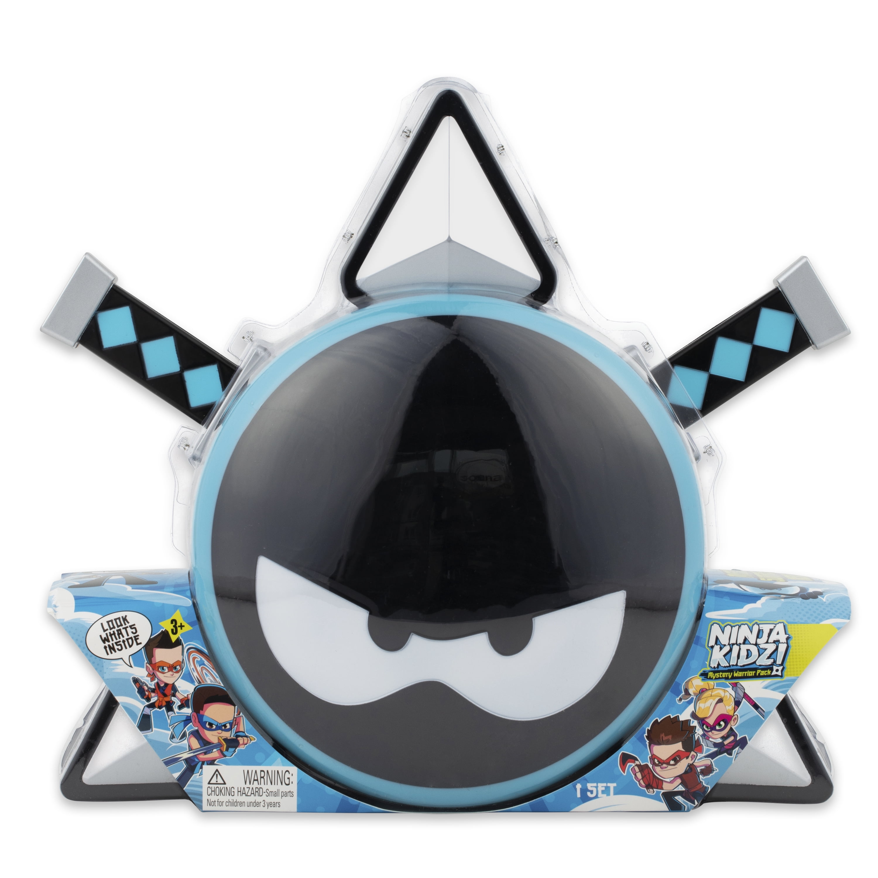 Ninja Kidz Mystery Warrior pack Official Brand Merchandise Toys and Figures for Ages 3 and up