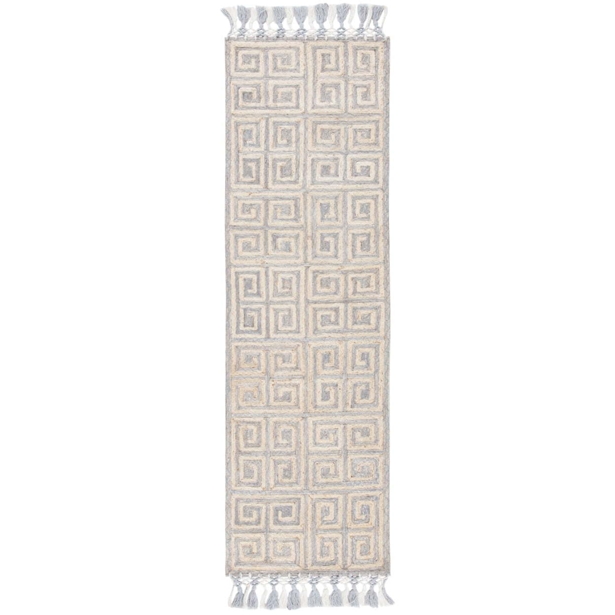 SAFAVIEH Sahara SAH410F Handmade Grey / Beige Rug
