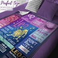 thumbnail image 4 of Leo Gifts Blanket, Leo Gifts for Women, Leo''s Zodiac Gifts, Gifts for Leo Women, Leo Birthday Gifts, Astrology Gifts for Women, Zodiac Constellation 50x60, 4 of 6