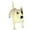 White, variant on SHISUYAN Bull Terrier Model Standing Dog Model Simulation Bull Terrier Dog Model Fake Puppy Model