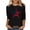 Black, variant on Patriotic Shirts for Women Long Sleeve 4th of July Star American Flag Graphic T Shirts Crew Neck Plus Size Tees Fashion Casual Tops