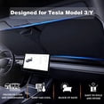 thumbnail image 5 of Windshield Sunshade, Front Windshield, Double Shade Cloth, Tesla Model 3 Accessories, Protective Accessories to Block UV Rays, 5 of 5