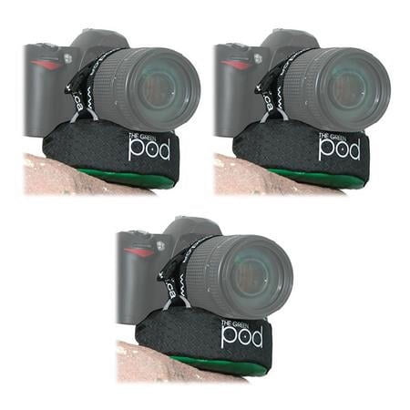 UPC: 0192223034204 | 3 Pack Green Camera Platform for DSLRs with Zoom Lenses