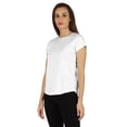 thumbnail image 3 of Inkmeso T-Shirt à Manches Courtes Uni pour Femmes Coupe Régulière Décontractée T-shirts Basiques Doux, 3 of 7