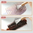 thumbnail image 6 of xaoyunyn Household Comb Cleaning Brush with Wooden Handle Multifunctional Portable Hair Cleaning Tool for Easy Maintenance and Hygienic Hairbrush Care, 6 of 6