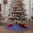 thumbnail image 6 of Balery Lavender Flowers Printed Christmas Tree Skirt , Merry Christmas Party Christmas Tree Decoration,Adjustable Tree Skirt-48", 6 of 8