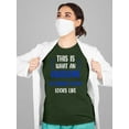thumbnail image 2 of Awesome Veterinarian Looks Like T-Shirt Women -Smartprints Designs, Female Medium, 2 of 4