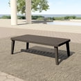 thumbnail image 2 of New Classic Furniture Genova Metal Patio Coffee Table in Brown, 2 of 7