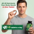 thumbnail image 5 of Life's Fortune Multivitamin & Mineral Tablets, 180 Count, Multivitamins With Minerals, Daily Multivitamin, Fast Absorbing Multiple Vitamins, 5 of 7