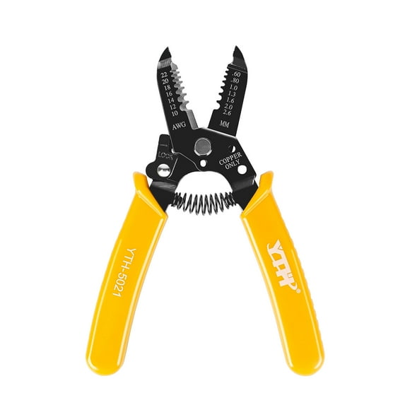 Décapeuse Multifonctionnelle 7 Pouces 10-22AWG, Pince à Découper Portable, Pince de Découpe pour Électricien 0.25mm-2.6mm en Option