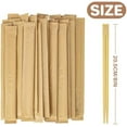 thumbnail image 2 of 40 Pairs Wooden Chopsticks Disposable - Bamboo Chopsticks Chinese Food Japanese Sushi  Ramen Asian Cooking Hibachi Party Paper Packaging Individually Packaged Restaurant Business, 2 of 7