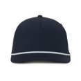 thumbnail image 2 of Outdoor Cap OC558 Recycled Solid Back w/Cord Cap-Navy-White-Cord, 2 of 8
