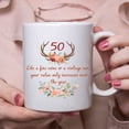 thumbnail image 6 of 50th Birthday Gifts for Women - 50th Birthday Mug for Women - 50 Year Old Present Ideas for Grandma, Mom, Sister, Wife, Friend, Cousin, Aunt - 11 oz Coffee Mug, 6 of 7