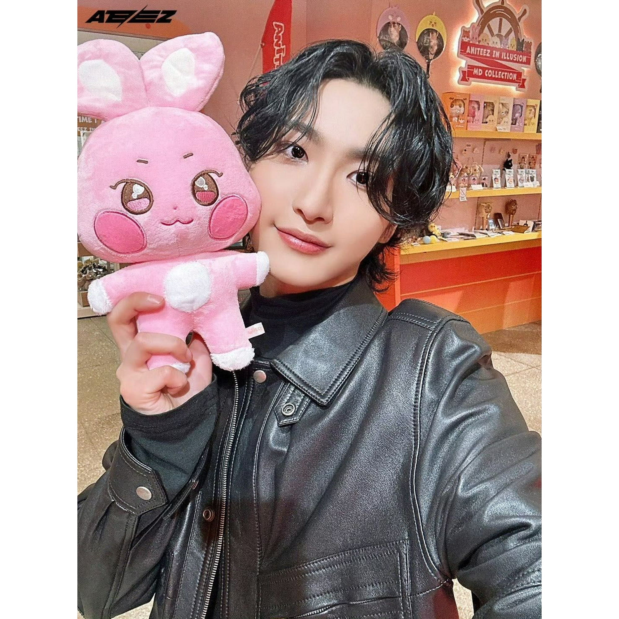 1/8Pcs ATEEZ Aniteez Kawaii Stuffed Animals Plushies Toy Korean