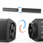 2pcs 3D Surround Sound Bar Wireless Bluetooth TV Soundbar Home Theater Speaker System Subwoofer