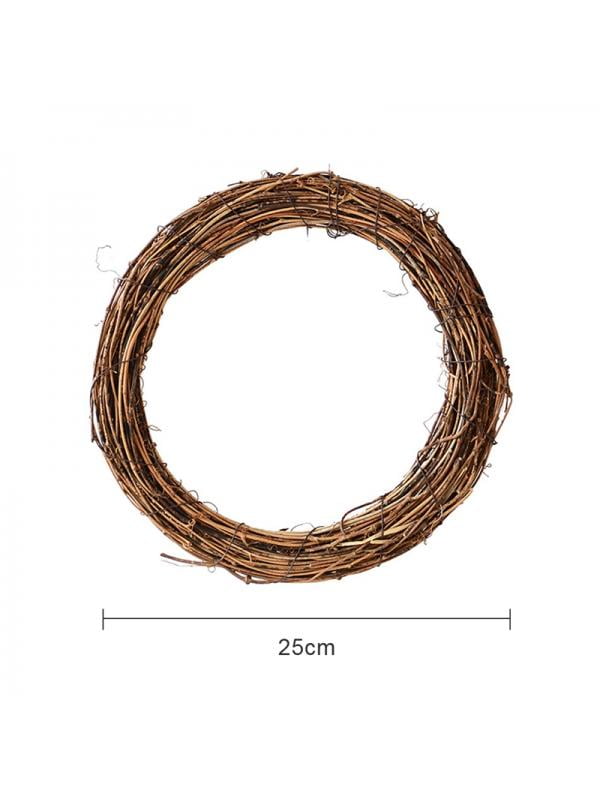 Dia 35/40CM Willow Wreath Christmas Natural Dried Rattan Wreath Garland Ring DIY Wall Decorations Door Hanging Ornament For Christmas Wedding Party Shop Window Dia 35/40CM Willow Wreath Christmas Natural Dried Rattan Wreath Garland Ring DIY Wall Decorations Door Hanging Ornament For Christmas Wedding Party Shop Window