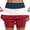 🔥 Red, variant on USSUMA Womens Solid Mid‑Waist Skort Athletic Skirt‑Shorts Quick‑Dry Stretch Fabric Inner Brief Side Pockets Breathable Casual Sports Bottoming Skort for Tennis Running Gym
