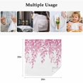 thumbnail image 5 of Cloth Napkins Set of 2 - 20x20 Inches, Pink Eucalyptus Leaves Washable Reusable Table Napkins, Spring Botanical Leaf Branches Soft & Absortbent Dining Napkin for Party Wedding Hotel Restaurant, 5 of 8