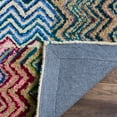 thumbnail image 4 of SAFAVIEH Nantucket Darina Checkered Zigzags Area Rug, Beige/Brown, 8' x 10', 4 of 7