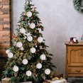 thumbnail image 5 of 4 piezas de adornos de espuma con purpurina de bolas de Navidad de 3,15 pulgadas para decoraciones de árboles de Navidad Zhivalor CPB-SSW432-1, 5 of 5