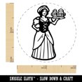 thumbnail image 2 of Medieval Barmaid Tavern Woman Ale Beer Rubber Stamp for Scrapbooking Crafting Stamping - Mini 1/2 Inch, 2 of 7