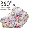 thumbnail image 5 of nda floral para asiento de coche para bebé, toldo para asiento de automóvil, nda elástica multiusos para carriola, silla alta, carrito de compras, toldos de asiento de coche, 5 of 5