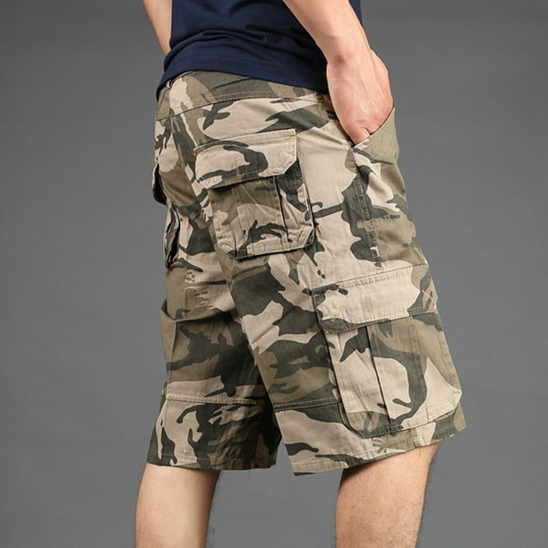 SMihono Mens Shorts Casual and Athletic Plus Size Camouflage Work