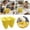 Yellow, variant on 6-Cavity Food Grade Silicone Maker, Homemade Ice Pop Mold with Lid & Handle, Easy Release DIY Mold for Kids & Adults