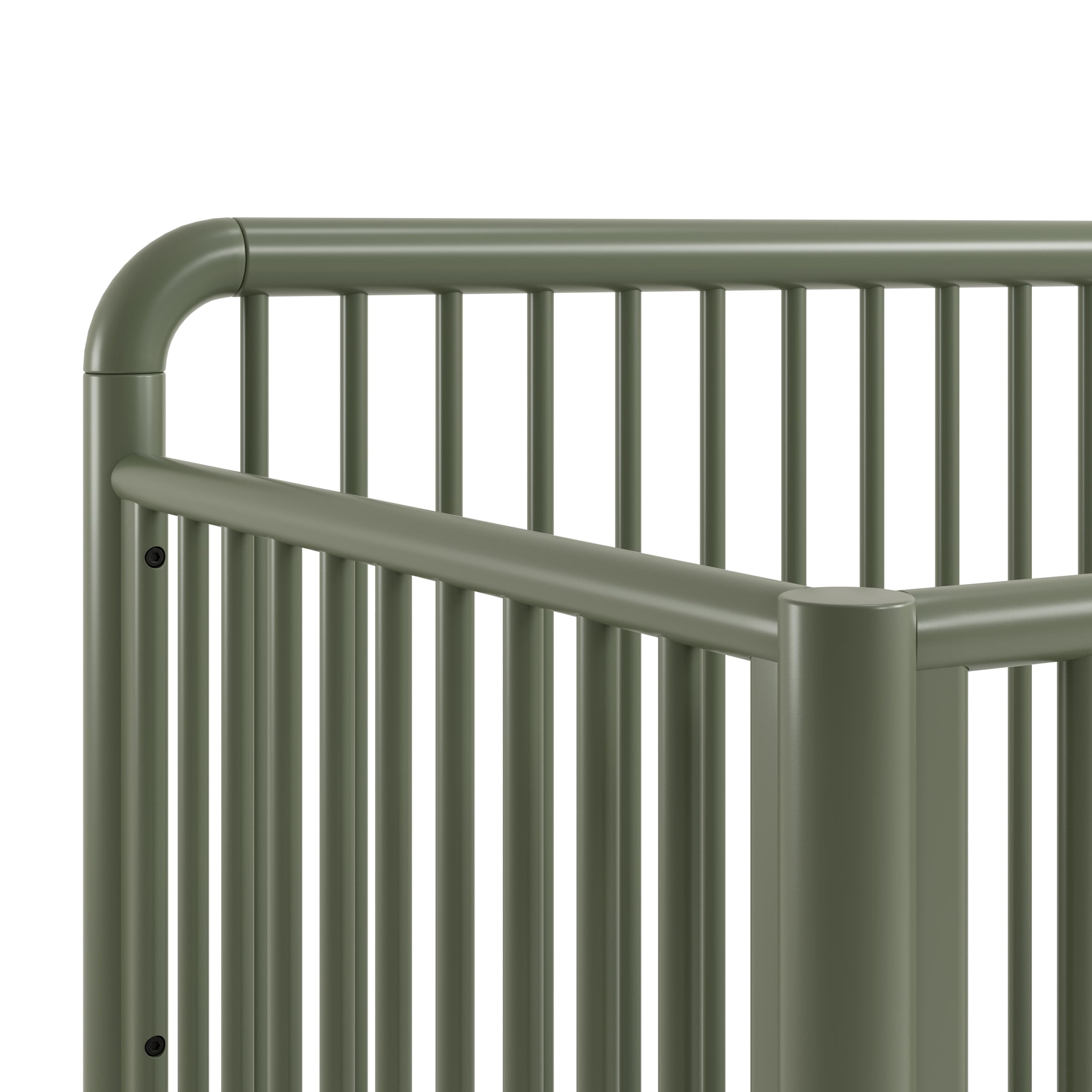 Storkcraft Porto 5-in-1 Convertible Crib with Bonus Toddler Guardrail - Olive