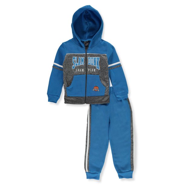 Quad Seven Quad Seven Boys Slam Dunk 2 Piece Sweatsuit Outfit Little Boys Walmart Com Walmart Com