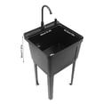 thumbnail image 4 of Space Saver Utility Sink Freestanding Space Saving Laundry Tub Rotatable Faucet, 4 of 12