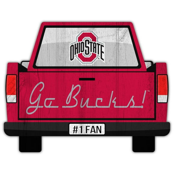 Ohio State Buckeyes 12'' x 12'' Truck Back D-cor