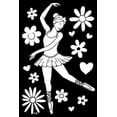 thumbnail image 2 of Velvet Poster With Markers Ballerina 6X9, 2 of 2
