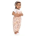 thumbnail image 2 of Bambi Baby Girls Romper Set, 3-Piece, Sizes 0/3M-24M, 2 of 4