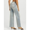 thumbnail image 2 of Jessica Simpson Women's Rosa Mid Rise Relaxed Straight Leg Jeans, 32.5" Inseam, Sizes 2-16, 2 of 6