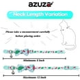 thumbnail image 7 of azuza Breakaway Cat Collar with Bell, 2 Pack Safety Buckle Cat Collars with Bowtie Adjustable from 8"-12", Cute Strawberries & Watermelons, 7 of 7