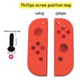 thumbnail image 2 of Soft Touch Grip Handheld Controller Housing with Full Set Buttons, Replacement Shell Case for Nintendo Switch Console Shell NOT Included, 2 of 8