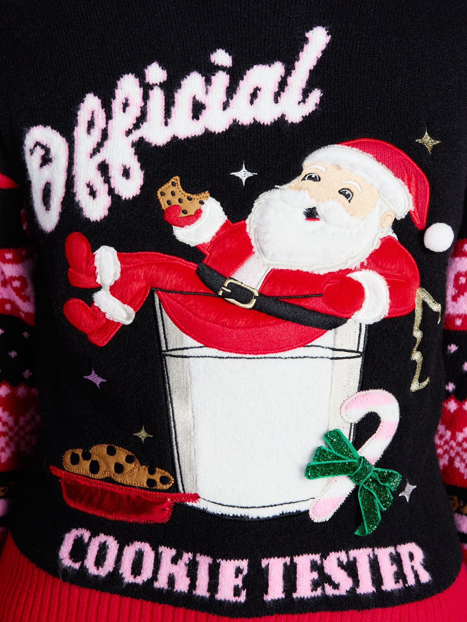 Holiday Time Women's and Women's Plus Christmas Sweater, Midweight, Sizes XXS-4X