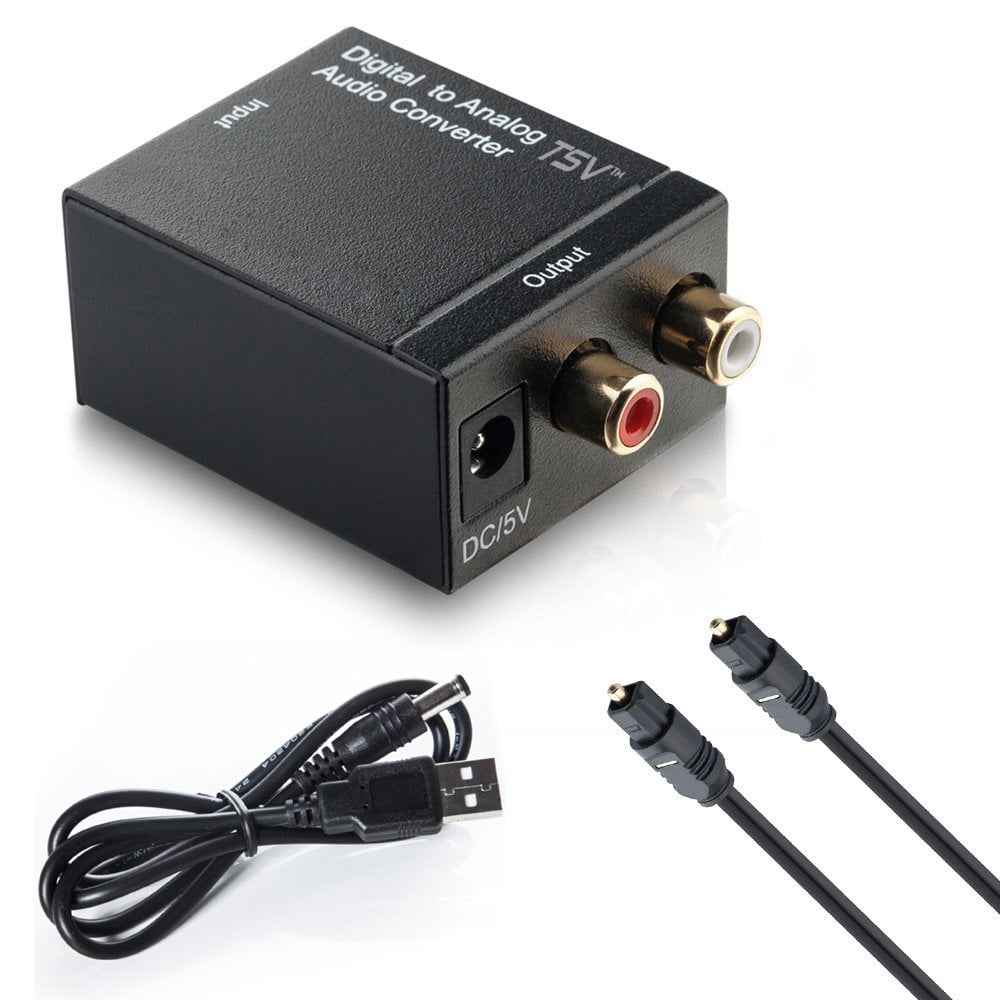 3 SPDIF+1 Coaxial to SPDIF Coaxial 3.5mm Audio L/R Converter with Remote Control for PS4/HD TV/DVD/Apple TV/Soundbar LiNKFOR 192Khz Digital to Analog Audio Converter DAC Converter Digital to Analog 3.5mm 