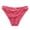 Hot Pink, variant on Women’s High Cut Bikini Bottoms with Bow Decorative Buckle Adjustable Straps Slim Fit Pull on Swimsuit Bottom