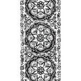 thumbnail image 3 of Zarris, Chariklia 11x18 Black Modern Framed Museum Art Print Titled - BandW Arabesque Panels IV, 3 of 5
