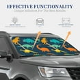 thumbnail image 4 of Daiia Hand Drawn Seamless 2PCS Car Windshield Sun Shade, Foldable Sun Shield for Car Front Window, Auto Sun Blocker Visor Protector Universal for Truck SUV Pickup-Small, 4 of 7