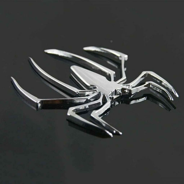 Vonky 3D Car Styling Accessories Sticker Paster Chrome Spider