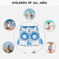 thumbnail image 6 of Blue Spot Tie Dye Boys' Swim Trunks Board Shorts Beach Pants Bathing Bottoms M, 6 of 8